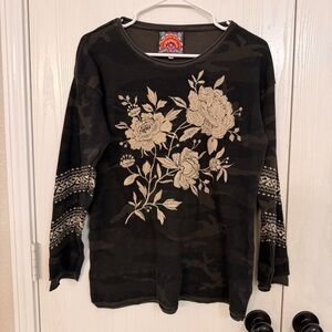Johnny Was Long Sleeve Top Medium